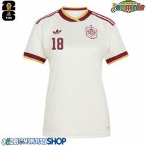 Maglie da calcio Spagna Martin Zubimendi #18 Seconda Maglia Femminile Mondiali 2026  Manica Corta